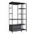Guarda-Roupa Closet Industrial 100cm 2 Gavetas e 5 Nichos - Imagem 6