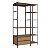 Guarda-Roupa Closet Industrial 100cm 2 Gavetas e 5 Nichos - Imagem 2