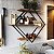 Prateleira Suspensa Decorativa Diamante Grande Industrial 100cm - Imagem 1