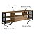 Rack para Tv 183cm até 65" Polegadas Industrial Telado com Gaveta e Nichos - Imagem 4