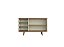 Aparador Buffet para Sala Aurora 135cm em MDF Palha Natural Trama - Imagem 4