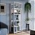 Estante Livreiro Grande Moderno 60cm com 5 Prateleiras - Imagem 11