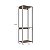 Guarda-Roupa Closet Moderno Grande 60cm com 2 Cabideiros - Imagem 7
