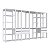 Guarda-Roupa Closet Modulado 320cm com 6 Torres e 6 Gavetas - Imagem 12