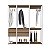Guarda-Roupa Closet Modulado 160cm com 3 Torres e 4 Gavetas - Imagem 8