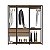 Guarda-Roupa Closet Modulado 160cm com 3 Torres e 4 Gavetas - Imagem 3