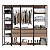 Guarda-Roupa Closet Modulado 200cm com 4 Torres e 6 Gavetas - Imagem 3