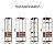 Guarda-Roupa Closet Modulado 200cm com 4 Torres e 6 Gavetas - Imagem 9