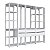 Guarda-Roupa Closet Modulado 200cm com 4 Torres e 6 Gavetas - Imagem 12