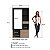 Guarda-Roupa Closet Moderno Grande 100cm 1 Porta e 1 Gaveta - Imagem 5