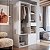 Guarda-Roupa Closet Moderno Grande 100cm 1 Porta e 1 Gaveta - Imagem 11