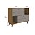 Cômoda Retrô 110cm com 4 gavetas e 2 nichos - Imagem 6
