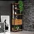Estante Estilo Industrial 73cm 2 Gavetas em MDF Freijó e Preto Fosco - Imagem 1