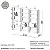 Conjunto 3 Estantes Industrial em MDF 2 Portas 2 Gavetas Freijó e Preto - Imagem 7