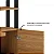 Mesa para Escritório Industrial com Torre 135cm 100% MDF Freijó/Preto - Imagem 4