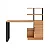 Mesa para Escritório Industrial com Torre 135cm 100% MDF Freijó/Preto - Imagem 2
