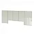 Cabeceira para Cama Casal ou Queen 280cm em 100% MDF Off White - Imagem 2