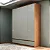 Guarda-Roupa Moderno 180cm 4 Portas 4 Gavetas Freijó e Off White em MDF - Imagem 1