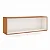 Nicho Retangular de Parede Moderno 33cm em MDF Freijó e Off White - Imagem 9