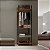 Guarda-Roupa Closet Industrial Modulado em MDF Freijó e Preto Fosco - Imagem 7