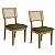 Conjunto 2 Cadeiras Sala de Jantar 100% MDF com Tela Freijó - Imagem 13