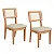 Conjunto 2 Cadeiras Sala de Jantar 100% MDF com Tela Freijó - Imagem 5