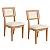 Conjunto 2 Cadeiras Sala de Jantar 100% MDF com Tela Freijó - Imagem 9