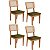 Conjunto 4 Cadeiras Sala de Jantar 100% MDF com Tela Freijó - Imagem 13