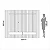 Painel Suspenso Ripado para TV até 75" Polegadas 228cm Freijó Off White - Imagem 7