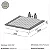 Base Cama de Casal King Estilo Japonesa 208cm em 100% MDF Freijó - Imagem 4