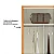 Guarda-Roupa 179cm 2 Portas de Correr 2 Gavetas e Cabideiro em MDF - Imagem 4