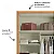Guarda-Roupa com Espelho 179cm 2 Portas de Correr 2 Gavetas e Cabideiro em MDF - Imagem 4