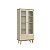 Cristaleira Retrô 83cm MDF Pés Madeira com Palha Natural Louro e Luna - Imagem 2