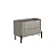 Mesa de Cabeceira 2 Gavetas 68cm em MDF e Pés de Metal - Imagem 9