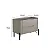 Mesa de Cabeceira 2 Gavetas 68cm em MDF e Pés de Metal - Imagem 10