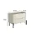 Mesa de Cabeceira 2 Gavetas 68cm em MDF e Pés de Metal - Imagem 2