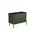 Mesa de Cabeceira 2 Gavetas 68cm em MDF e Pés de Metal - Imagem 5