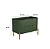 Mesa de Cabeceira 2 Gavetas 68cm em MDF e Pés de Metal - Imagem 6
