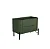 Mesa de Cabeceira 2 Gavetas 68cm em MDF e Pés de Metal - Imagem 3