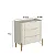 Mesa de Cabeceira 3 Gavetas 68cm em MDF e Pés de Metal - Imagem 10