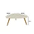 Mesa de Centro Estilo Retrô 89cm em MDF Pés de Madeira - Imagem 5
