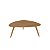 Mesa de Centro Estilo Retrô 89cm em MDF Pés de Madeira - Imagem 2