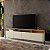 Rack para Sala 180cm 4 Portas Lisas em MDF e Pés de Metal - Imagem 3