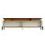 Rack para Sala 220cm 4 Portas Lisas com Nichos em MDF e Pés em Metal - Imagem 5