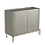Aparador Buffet para Sala 99cm em MDF e Pés em Metal com Porta Lisa - Imagem 16