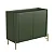 Aparador Buffet para Sala 99cm em MDF e Pés em Metal com Porta Lisa - Imagem 8