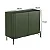 Aparador Buffet para Sala 99cm em MDF e Pés em Metal com Porta Lisa - Imagem 7