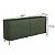 Aparador Buffet para Sala 180cm em MDF e Pés Metal com Porta Lisa - Imagem 9