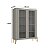 Cristaleira 99cm em MDF e Pés em Metal 2 Portas com Vidro Canelado - Imagem 18