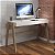 Mesa Escrivaninha Retrô 125cm 2 Gavetas Hanover e Off White - Imagem 3